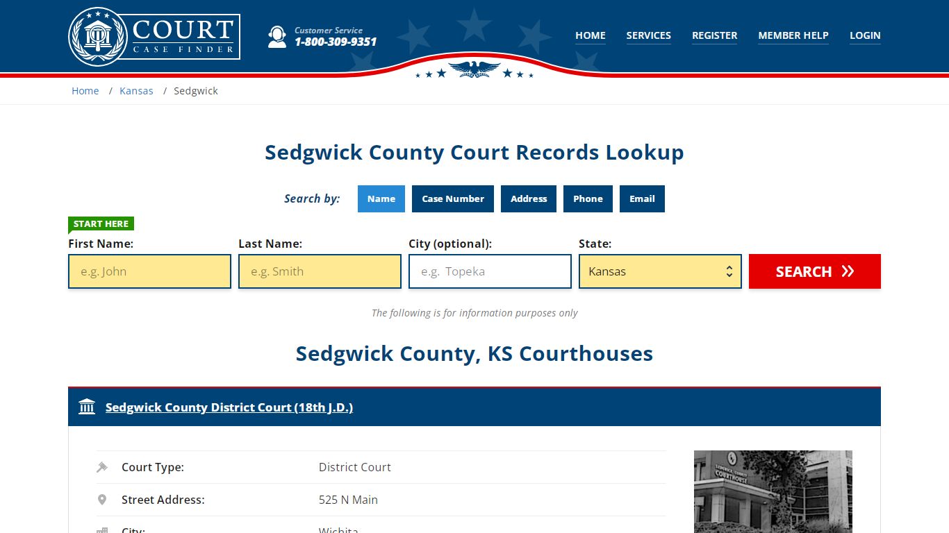 Sedgwick County Court Records | KS Case Lookup